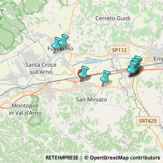Mappa Via Enrico Fermi, 56028 San Miniato PI, Italia (4.44909)