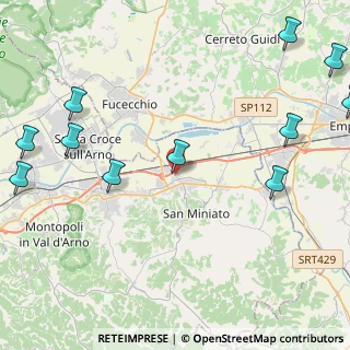 Mappa Via Enrico Fermi, 56028 San Miniato PI, Italia (6.22545)