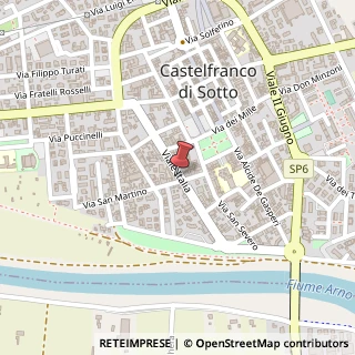 Mappa Viale Italia, 64, 56022 Castelfranco di Sotto, Pisa (Toscana)