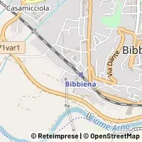 Hartă Bibbiena