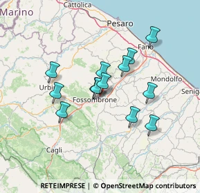 Mappa Via Forum Sempronii, 61034 Fossombrone PU, Italia (11.46231)