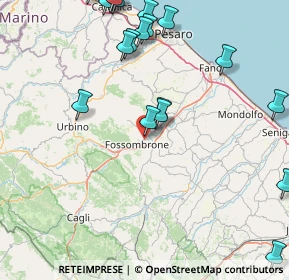 Mappa Via Forum Sempronii, 61034 Fossombrone PU, Italia (21.60556)