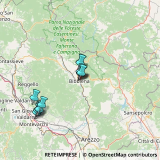 Mappa Via Poggetto Poderina, 52011 Bibbiena AR, Italia (13.37917)