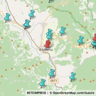 Mappa Via Poggetto Poderina, 52011 Bibbiena AR, Italia (6.432)