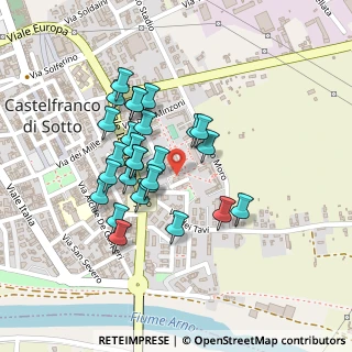 Mappa Via Anna Magnani, 56022 Castelfranco di Sotto PI, Italia (0.19259)