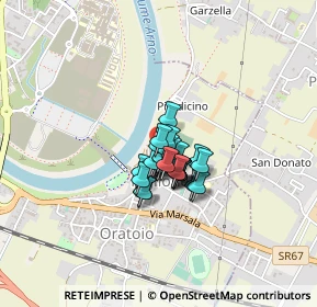 Mappa Via Renello Gemignani, 56121 Pisa PI, Italia (0.21429)