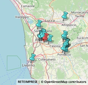 Mappa Via Renello Gemignani, 56121 Pisa PI, Italia (9.69684)