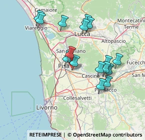 Mappa Via Renello Gemignani, 56121 Pisa PI, Italia (14.54625)