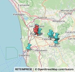 Mappa Via Renello Gemignani, 56121 Pisa PI, Italia (8.86909)