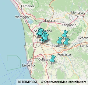 Mappa Via Renello Gemignani, 56121 Pisa PI, Italia (7.10545)