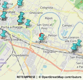 Mappa Via Renello Gemignani, 56121 Pisa PI, Italia (3.17)