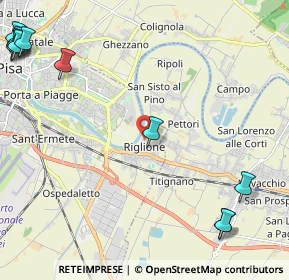 Mappa Via Renello Gemignani, 56121 Pisa PI, Italia (3.64417)