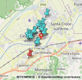 Mappa Via dei Tavi, 56022 Castelfranco di Sotto PI, Italia (1.046)