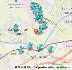 Mappa Via dei Tavi, 56022 Castelfranco di Sotto PI, Italia (0.9595)