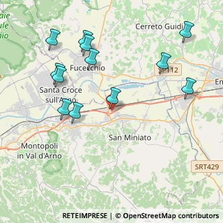 Mappa Via 56028 san, 56028 San Miniato PI, Italia (4.70917)