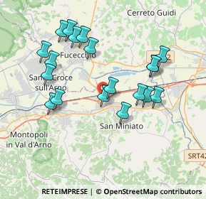 Mappa Via 56028 san, 56028 San Miniato PI, Italia (3.80895)