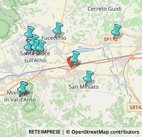 Mappa Via 56028 san, 56028 San Miniato PI, Italia (4.56182)