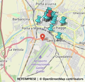 Mappa Pisa International Airport, 56121 Pisa PI, Italia (1.932)