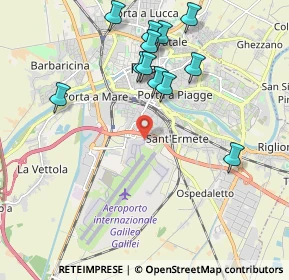 Mappa L’Aeroporto Internazionale di Pisa, 56121 Pisa PI, Italia (2.1475)