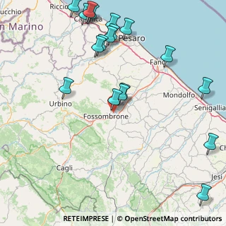 Mappa Via brettole, 61034 Fossombrone PU, Italia (21.55444)