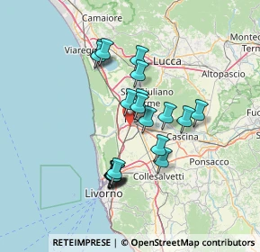 Mappa Via Aurelia Sud angolo, 56121 Pisa PI, Italia (12.014)