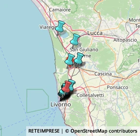 Mappa Via Isola del Giglio, 56122 Pisa PI, Italia (12.4755)