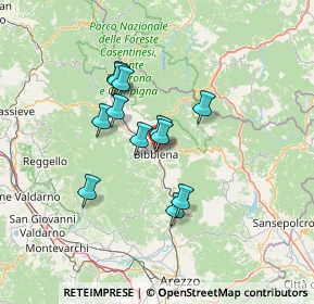 Mappa Via Giovanni Boccaccio, 52011 Bibbiena AR, Italia (10.78)