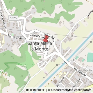 Mappa Via s. giovanni val d'arno 8, 00100 Santa Maria a Monte, Pisa (Toscana)