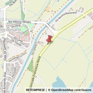 Mappa Via Provinciale Le Francesca Nord, 20/A, 56010 Vicopisano, Pisa (Toscana)