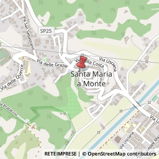 Mappa Piazza della Vittoria, 1, 56020 Santa Maria a Monte, Pisa (Toscana)