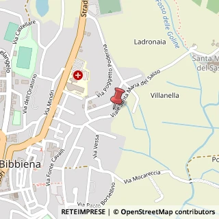 Mappa Via San Rocco, 35, 52011 Bibbiena, Arezzo (Toscana)