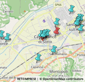 Mappa Via Leonardo da Vinci, 56022 Castelfranco di Sotto PI, Italia (2.454)