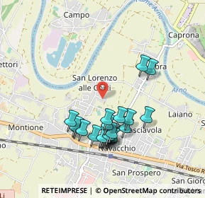 Mappa Via Bartalacci, 56023 Cascina PI, Italia (0.898)