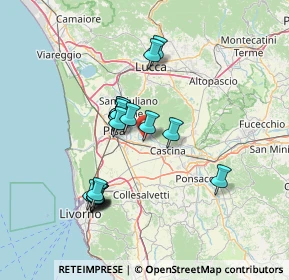 Mappa Via Bartalacci, 56023 Cascina PI, Italia (12.5035)