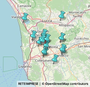 Mappa Via Bartalacci, 56023 Cascina PI, Italia (9.7125)