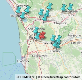 Mappa Via Bartalacci, 56023 Cascina PI, Italia (15.97625)