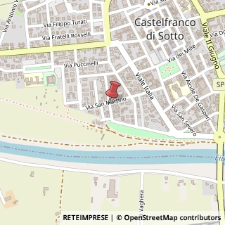 Mappa Via s. martino 27, 56022 Castelfranco Piandiscò, Arezzo (Toscana)