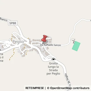 Mappa Via Raffaello Sanzio,  28, 61029 Peglio, Pesaro e Urbino (Marche)