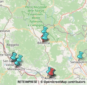 Mappa Via Architetto Mindria, 52011 Bibbiena AR, Italia (21.47214)