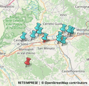Mappa Via Candiano, 56028 San Miniato PI, Italia (6.14)