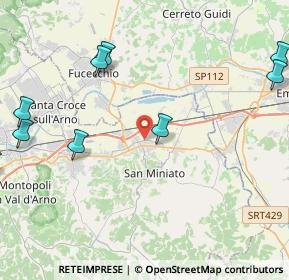 Mappa Via Candiano, 56028 San Miniato PI, Italia (6.36727)