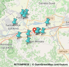 Mappa Via Candiano, 56028 San Miniato PI, Italia (3.1)