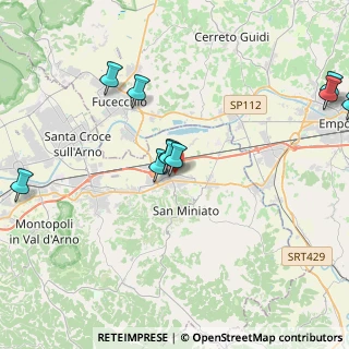 Mappa Via Candiano, 56028 San Miniato PI, Italia (5.38)