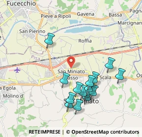 Mappa Via Candiano, 56028 San Miniato PI, Italia (1.994)