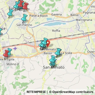 Mappa Via Candiano, 56028 San Miniato PI, Italia (2.8445)