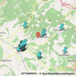 Mappa Via per Cerbaia, 50026 San Casciano in Val di pesa FI, Italia (2.2835)