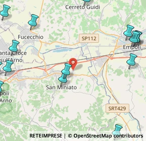 Mappa Via Trento, 56028 San Miniato PI, Italia (6.76067)