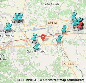 Mappa Via Trento, 56028 San Miniato PI, Italia (5.9125)