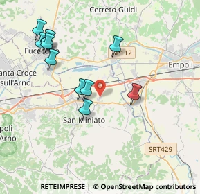 Mappa Via Trento, 56028 San Miniato PI, Italia (4.16909)