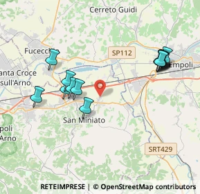 Mappa Via Trento, 56028 San Miniato PI, Italia (4.13429)